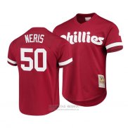 Camiseta Beisbol Hombre Philadelphia Phillies Hector Neris Cooperstown Collection Rojo