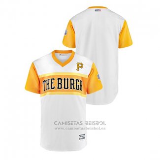 Camiseta Beisbol Hombre Pittsburgh Pirates 2019 Little League Classic Replica Blanco