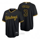 Camiseta Beisbol Hombre Pittsburgh Pirates Cole Tucker Replica Negro