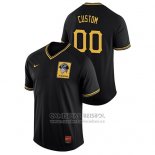 Camiseta Beisbol Hombre Pittsburgh Pirates Custom Cooperstown Collection Legend Negro