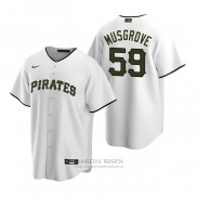 Camiseta Beisbol Hombre Pittsburgh Pirates Joe Musgrove Alterno Replica Blanco