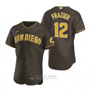 Camiseta Beisbol Hombre San Diego Padres Adam Frazier Autentico Road Marron