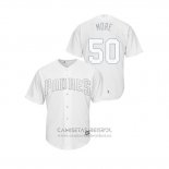 Camiseta Beisbol Hombre San Diego Padres Adrian Morejon 2019 Players Weekend Replica Blanco