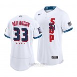 Camiseta Beisbol Hombre San Diego Padres Mark Melancon 2021 All Star Autentico Blanco