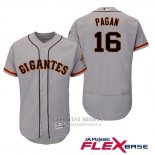 Camiseta Beisbol Hombre San Francisco Giants Angel Pagan Gris Hispanic Heritage Flex Base
