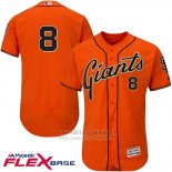 Camiseta Beisbol Hombre San Francisco Giants Hunter Pence Naranja Flex Base Autentico Collection