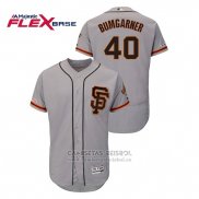 Camiseta Beisbol Hombre San Francisco Giants Madison Bumgarner Autentico Flex Base Gris
