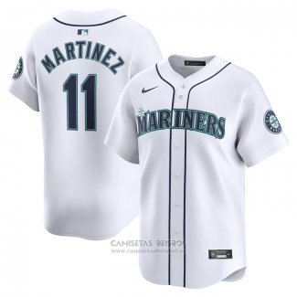 Camiseta Beisbol Hombre Seattle Mariners Edgar Martinez Primera Limited Blanco