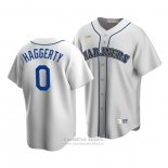 Camiseta Beisbol Hombre Seattle Mariners Sam Haggerty Cooperstown Collection Primera Blanco