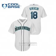 Camiseta Beisbol Hombre Seattle Mariners Yusei Kikuchi Cool Base Blanco