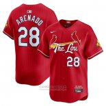 Camiseta Beisbol Hombre St. Louis Cardinals 2017 Estrellas y Rayas Matt Adams Blanco Flex Base