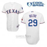 Camiseta Beisbol Hombre Texas Rangers Adrian Beltre 29 Blanco Primera Cool Base