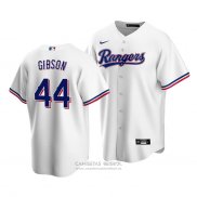 Camiseta Beisbol Hombre Texas Rangers Kyle Gibson Replica Primera Blanco