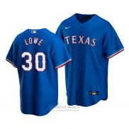 Camiseta Beisbol Hombre Texas Rangers Nate Lowe Alterno Replica Azul