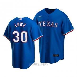 Camiseta Beisbol Hombre Texas Rangers Nate Lowe Alterno Replica Azul
