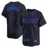 Camiseta Beisbol Hombre Toronto Blue Jays George Springer 2024 City Connect Limited Negro