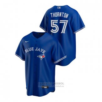 Camiseta Beisbol Hombre Toronto Blue Jays Trent Thornton Replica Alterno Azul