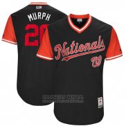 Camiseta Beisbol Hombre Washington Nationals 2017 Little League World Series Daniel Murphy Azul