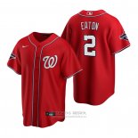 Camiseta Beisbol Hombre Washington Nationals Adam Eaton Replica Rojo