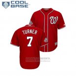 Camiseta Beisbol Hombre Washington Nationals Trea Turner 2018 All Star Cool Base Scarlet