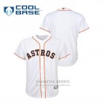 Camiseta Beisbol Nino Houston Astros Cool Base Replica Blanco