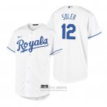 Camiseta Beisbol Nino Kansas City Royals Jorge Soler Replica Primera Blanco
