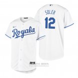 Camiseta Beisbol Nino Kansas City Royals Jorge Soler Replica Primera Blanco
