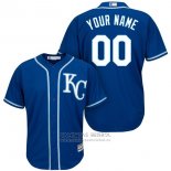 Camiseta Beisbol Nino Kansas City Royals Personalizada Azul