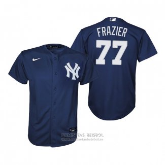 Camiseta Beisbol Nino New York Yankees Clint Frazier Replica Alterno Azul