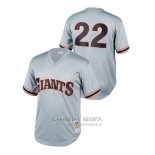 Camiseta Beisbol Nino San Francisco Giants Will Clark Cooperstown Collection Mesh Batting Practice Gris