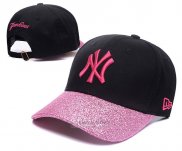 Gorra New York Yankees Negro Rosa9