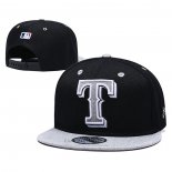 Gorra Texas Rangers 9FIFTY Snapback Gris Negro