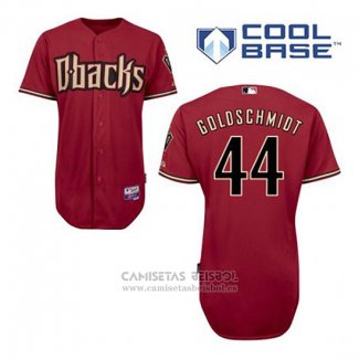 Camiseta Beisbol Hombre Arizona Diamondbacks 44 Paul Goldschmidt Rojo Alterno Cool Base