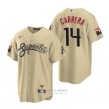 Camiseta Beisbol Hombre Arizona Diamondbacks Asdrubal Cabrera 2021 City Connect Replica Oro