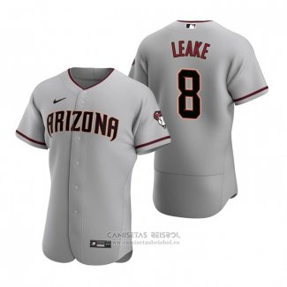 Camiseta Beisbol Hombre Arizona Diamondbacks Mike Leake Autentico 2020 Road Gris