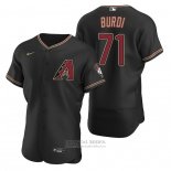 Camiseta Beisbol Hombre Arizona Diamondbacks Zack Burdi Autentico Alterno Negro