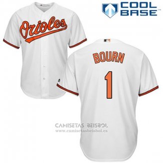 Camiseta Beisbol Hombre Baltimore Orioles 1 Michael Bourn Cool Base