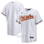 Camiseta Beisbol Hombre Baltimore Orioles Primera Blank Replica Blanco