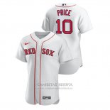 Camiseta Beisbol Hombre Boston Red Sox David Price Autentico Blanco
