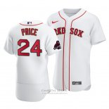 Camiseta Beisbol Hombre Boston Red Sox David Price Blanco