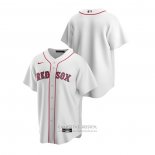 Camiseta Beisbol Hombre Boston Red Sox Replica Primera Blanco