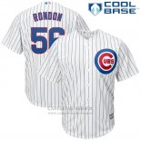 Camiseta Beisbol Hombre Chicago Cubs 56 Hector Rondon Blanco Cool Base