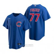 Camiseta Beisbol Hombre Chicago Cubs Clint Frazier Replica Alterno Azul