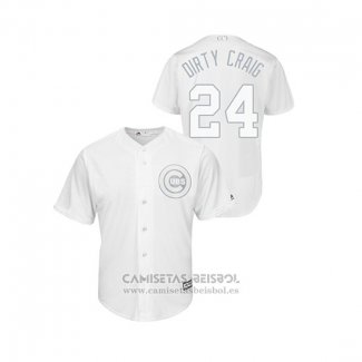 Camiseta Beisbol Hombre Chicago Cubs Craig Kimbrel 2019 Players Weekend Dirty Craig Replica Blanco