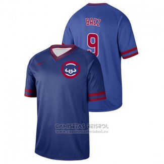 Camiseta Beisbol Hombre Chicago Cubs Javier Baez Cooperstown Collection Legend Azul