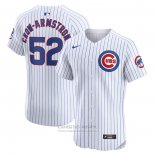 Camiseta Beisbol Hombre Chicago Cubs Pete Crow-Armstrong Primera Elite Blanco