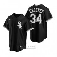 Camiseta Beisbol Hombre Chicago White Sox Garrett Crochet Replica 2020 Negro