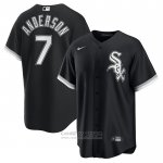 Camiseta Beisbol Hombre Chicago White Sox Tim Anderson Alterno Replica Negro Camiseta Beisbol Hombre Chicago White Sox Tim Anderson Alterno Replica Negro