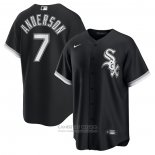 Camiseta Beisbol Hombre Chicago White Sox Tim Anderson Alterno Replica Negro