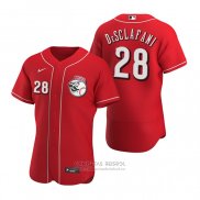 Camiseta Beisbol Hombre Cincinnati Reds Anthony Desclafani Autentico 2020 Alterno Rojo